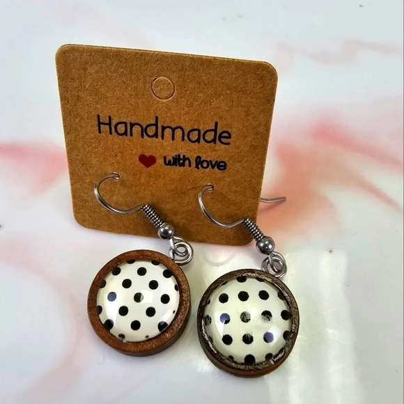 Handmade Hook Earrings - Picture 2 of 2